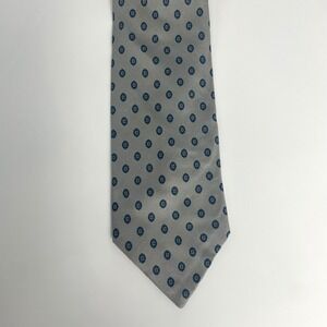Vintage Frederick & Nelson Necktie Men Gray Dots 3" Tie Classic Professional